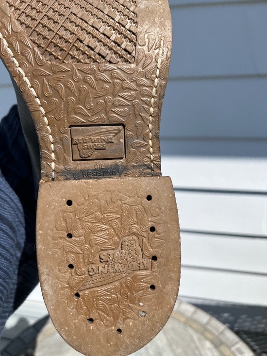 Men\'s Red Wing Pecos 115 Leather Western Work Boots sz 10.5 D Pull On main image 13